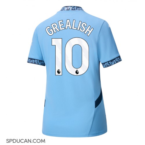 Zenski Nogometni Dres Manchester City Jack Grealish #10 Domaci 2024-25 Kratak Rukav